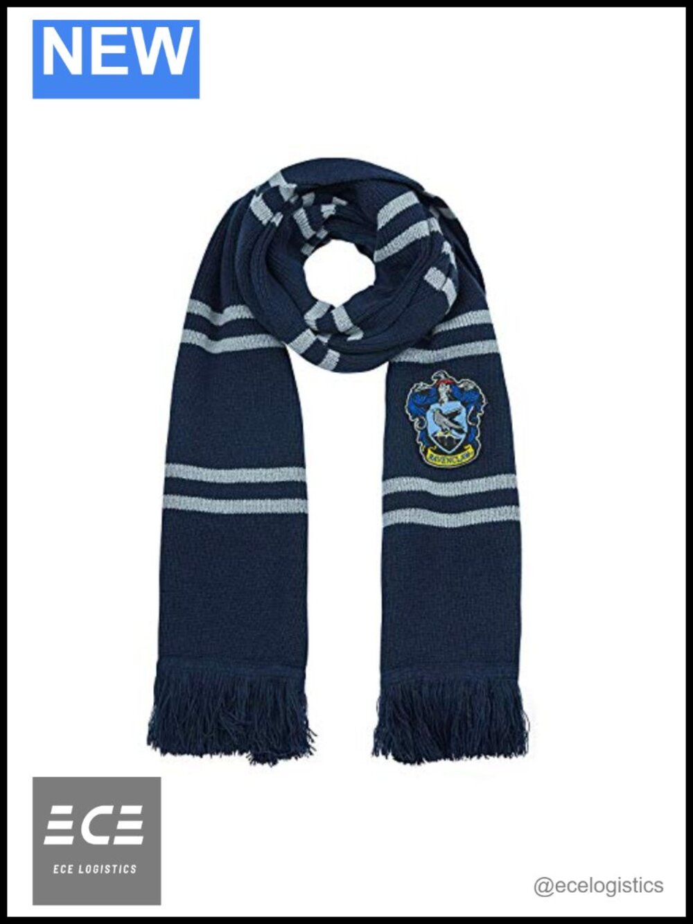 Harry Potter Scarf Deluxe Gryffindor Slytherin Ravenclaw Hufflepuff Cotton